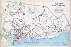 Index Map, Beverly 1907